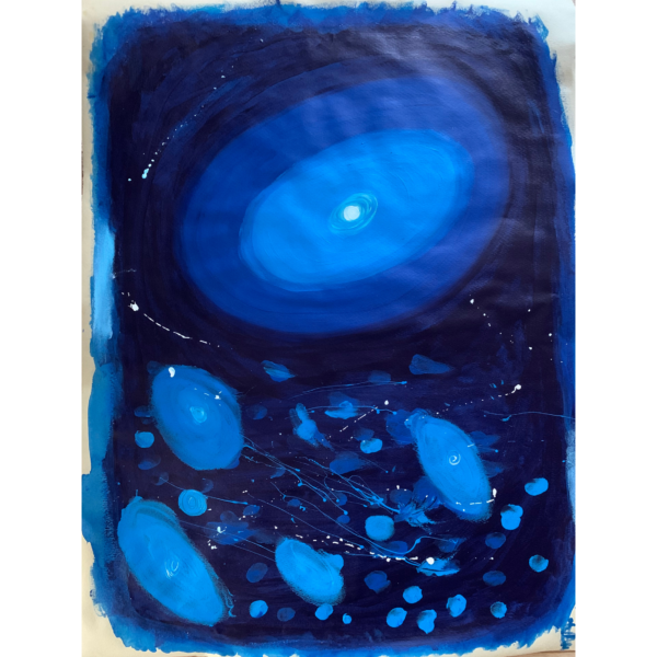 Blue medusa