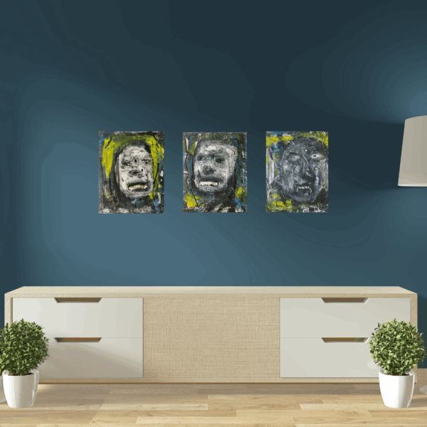 Family portrait (triptyque)
